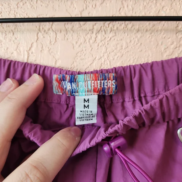 Urban Outfitters Jana Balloon Nylon Purple Cargo Pants - Picture 6 of 8